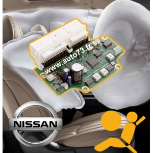 Réparation calculateur airbag Nissan 988205X60A 0285011239