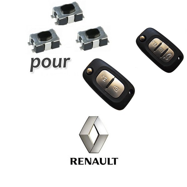 Clé Renault Trafic Master Kangoo Modus Clio 3 boutons en Côte d