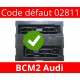 Service réparation défaut 02811 sur BCM 2 Audi